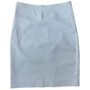 Margaret M Pull On Pencil Skirt Geometric Diamond Pattern SZ XS